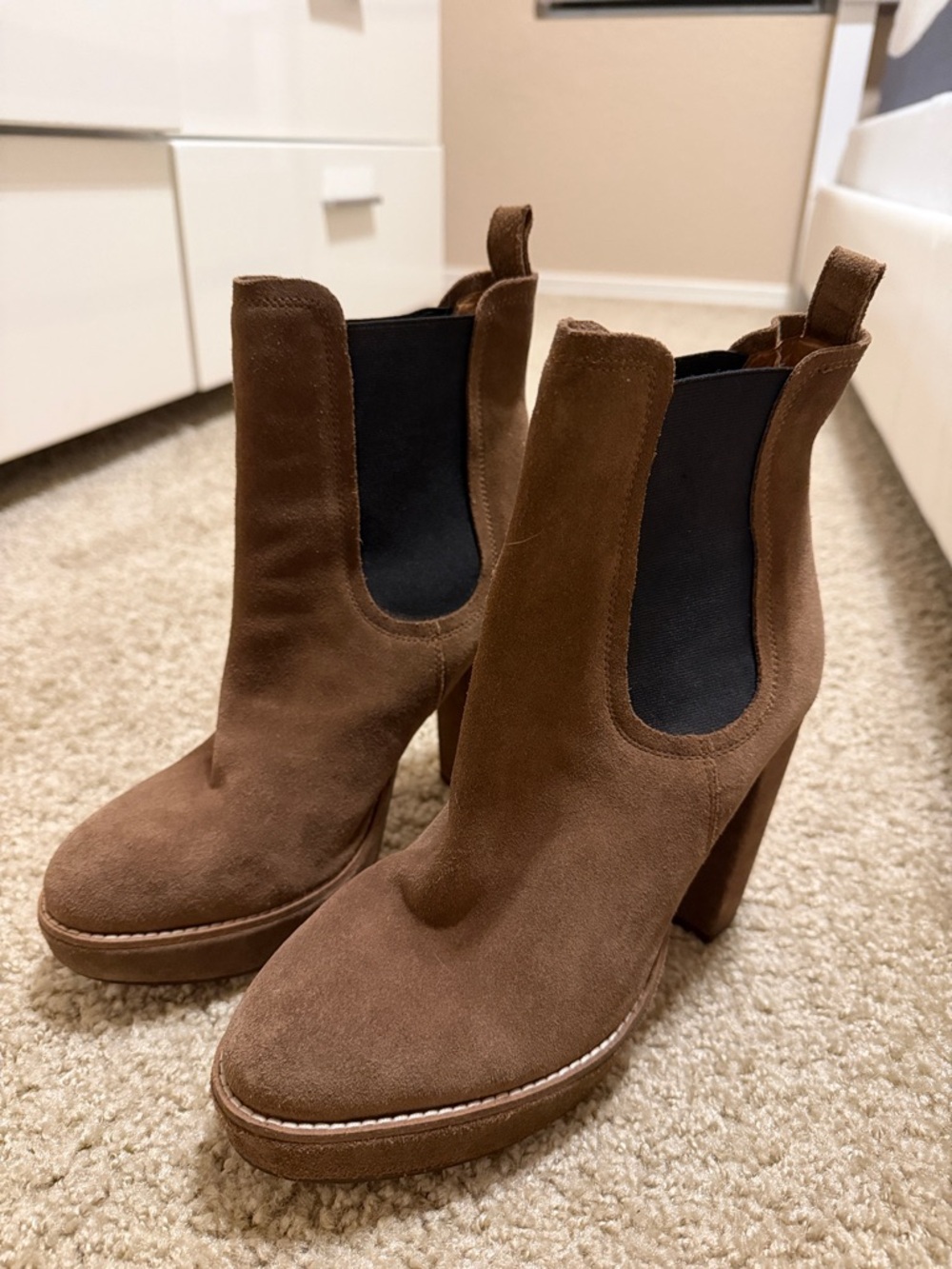 Women’s Brown Suede with Black H&M Heels